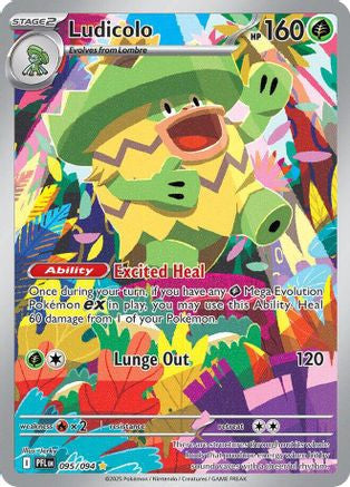 Ludicolo 095 094 95 Me02 Phantasmal Flames Holofoil