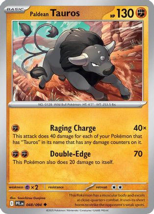 Paldean Tauros 48 Me02 Phantasmal Flames