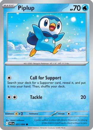 Piplup 027 094 27 Me02 Phantasmal Flames