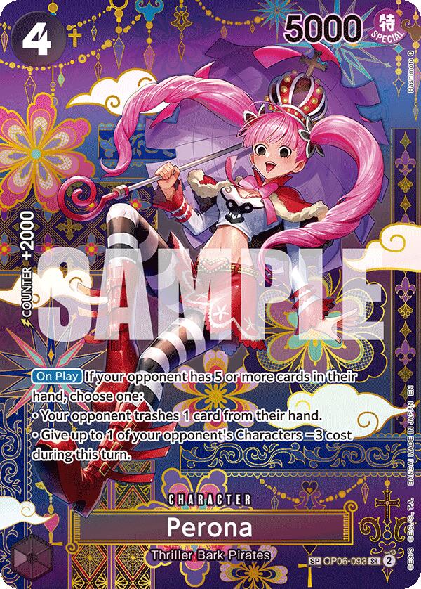 Perona - OP06-093 (SP) - OP06-093 - (The Azure Sea's Seven)