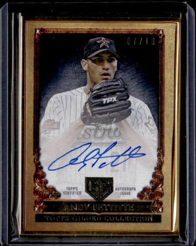 2023 Topps Gilded Collection Andy Pettitte #GOG-AP Autograph /10