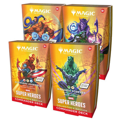 Magic: The Gathering - Marvel Super Heroes Commander Deck Case (Collector's Edition)