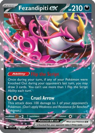 Fezandipiti Ex 142 217 142 Me Ascended Heroes Holofoil