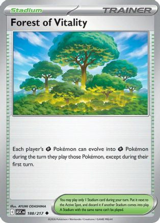 Forest Of Vitality 188 Me Ascended Heroes Reverse Holofoil