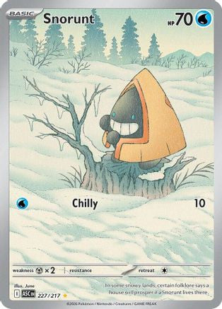 Snorunt 227 217 227 Me Ascended Heroes Holofoil
