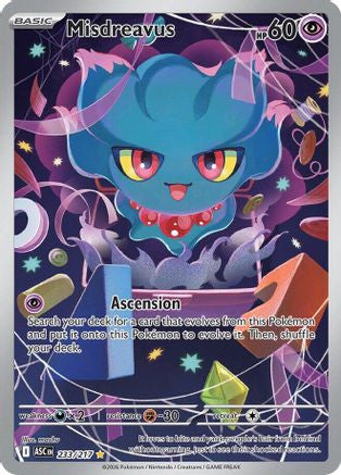 Misdreavus 233 217 233 Me Ascended Heroes Holofoil