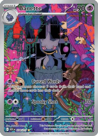 Banette 234 217 234 Me Ascended Heroes Holofoil