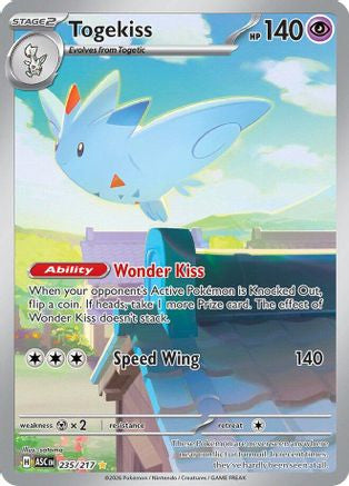 Togekiss 235 217 235 Me Ascended Heroes Holofoil