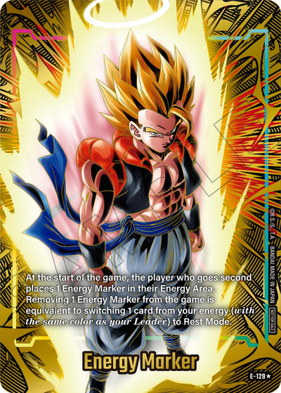 Energy Marker (E-129) (Gold) [DBSFW_EM - E-129]