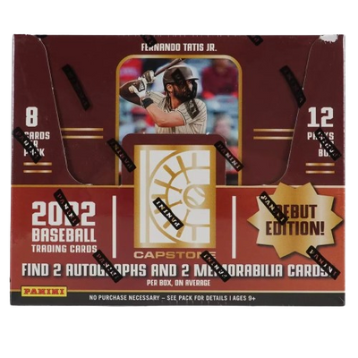 2022 Panini Capstone Baseball Hobby Box