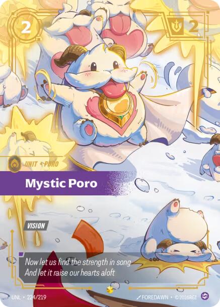 Unleashed - Mystic Poro (Overnumbered) 224/219