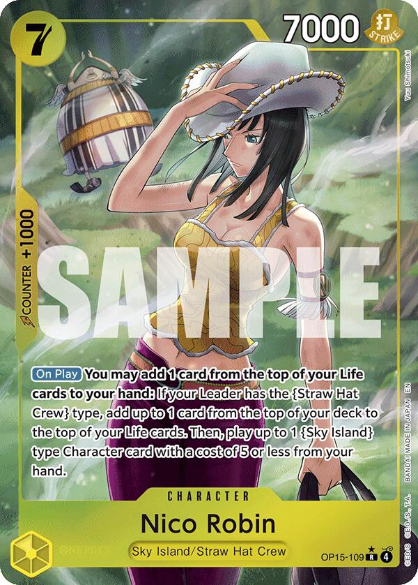 Nico Robin (OP15-109) (Alternate Art) - OP15-109 - (Adventure on Kami's Island)