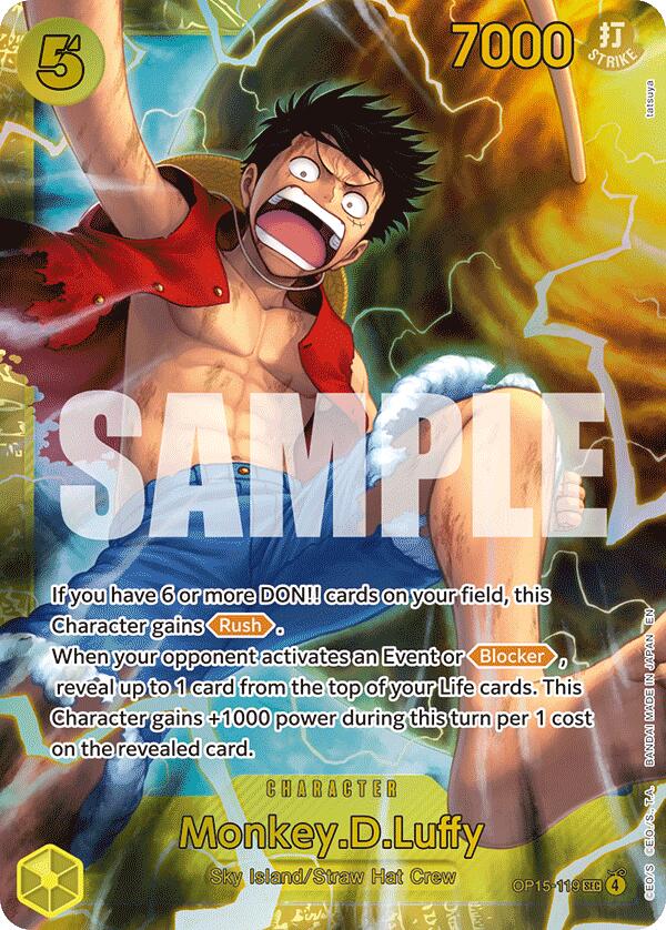 Monkey.D.Luffy (OP15-119) - OP15-119 - (Adventure on Kami's Island)