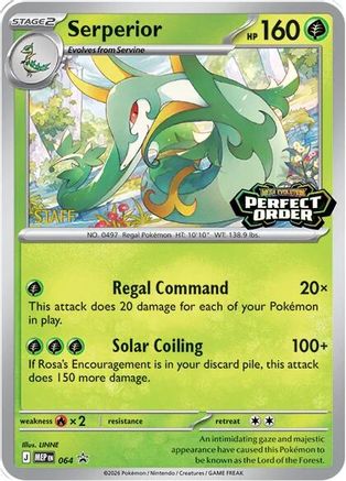 Serperior - 064 [Staff] 64 - ME Mega Evolution Promo Holofoil