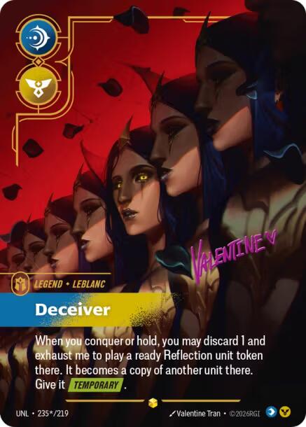 Unleashed - LeBlanc - Deceiver (Signature) 235*/219