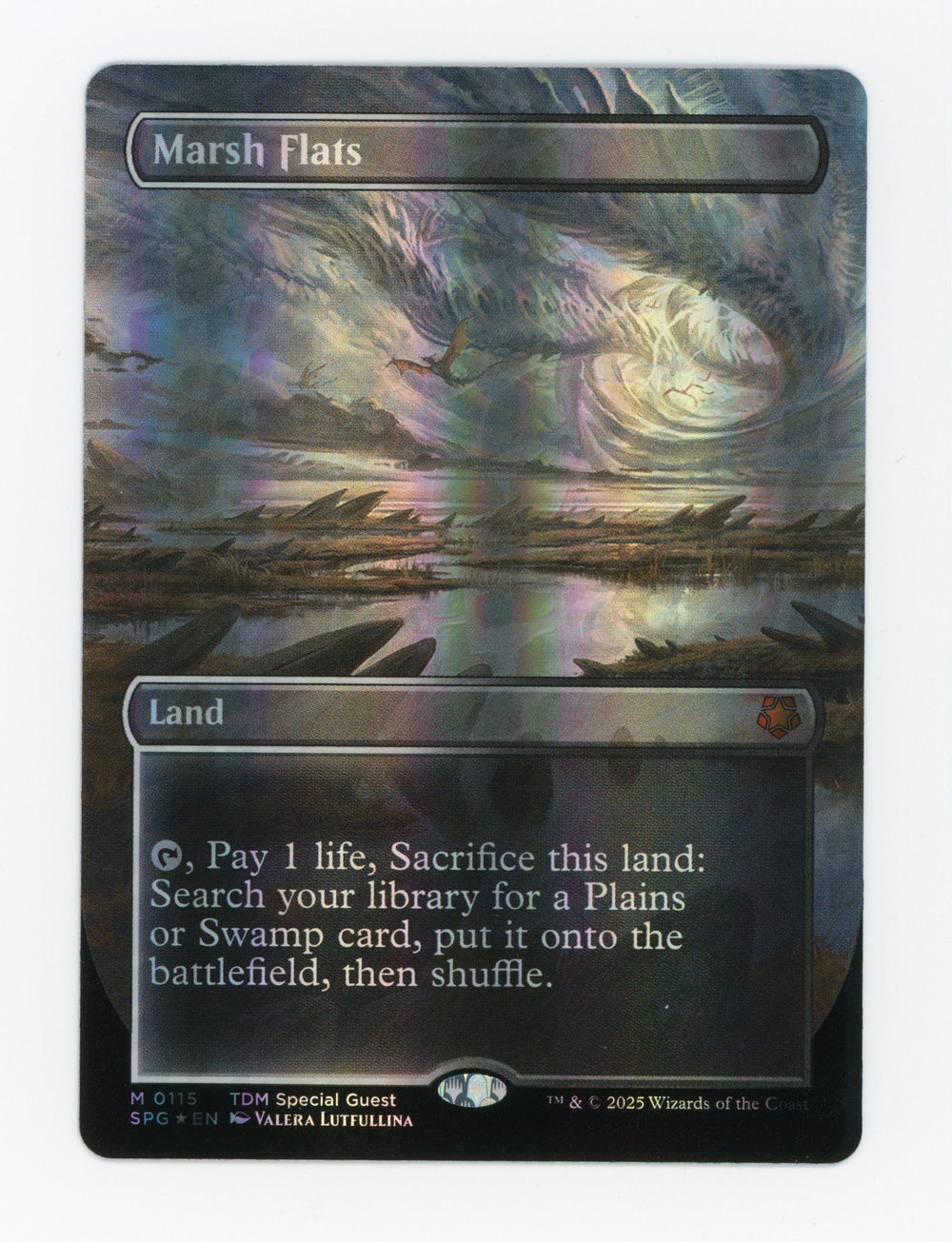 Marsh Flats — Borderless|Dragonscale Foil — ID 17265