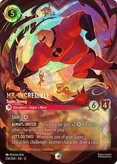 Mr. Incredible - Super Strong (Enchanted) - 234/204 - (Wilds Unknown)
