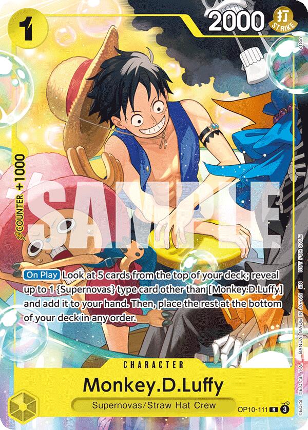 Monkey.D.Luffy (Welcome Pack 2026 Vol.1) - OP10-111 - (One Piece Promotion Cards)