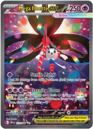 Mega Floette ex - 117/086 117 - ME04 Chaos Rising Holofoil