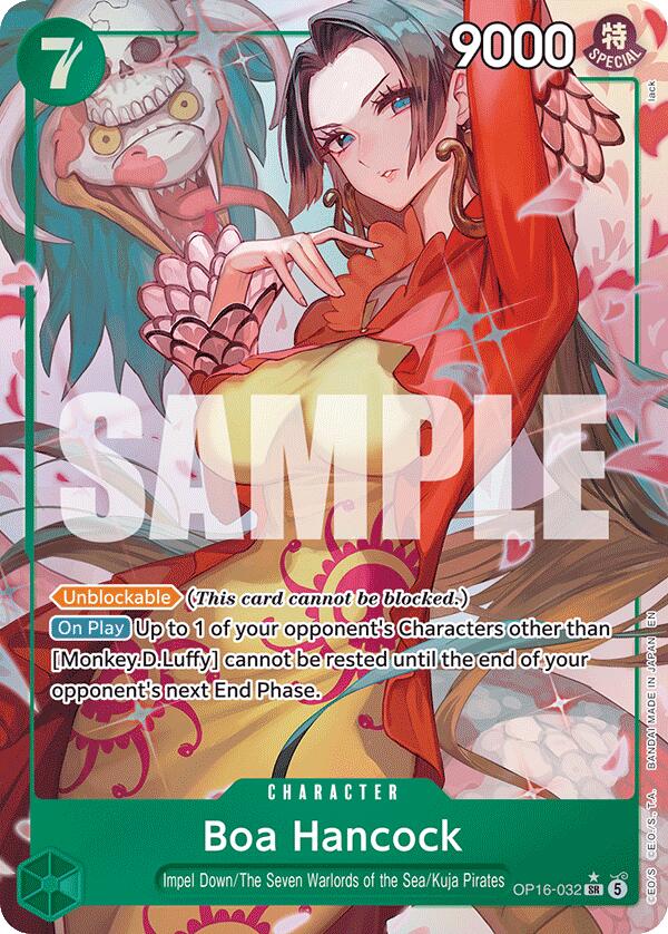 Boa Hancock (Alternate Art) - OP16-032 - (The Time of Battle)