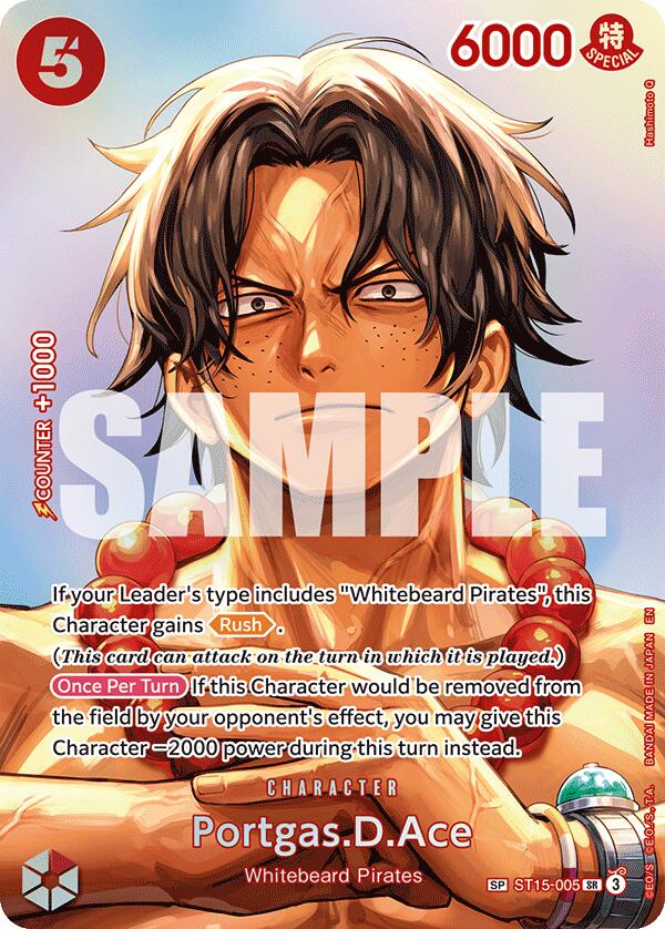 Portgas.D.Ace (SP) - ST15-005 - (The Time of Battle)