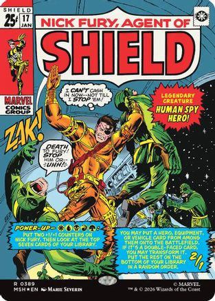 Nick Fury, Agent of SHIELD (Borderless) (0389) (MSH-389) - Marvel Super Heroes