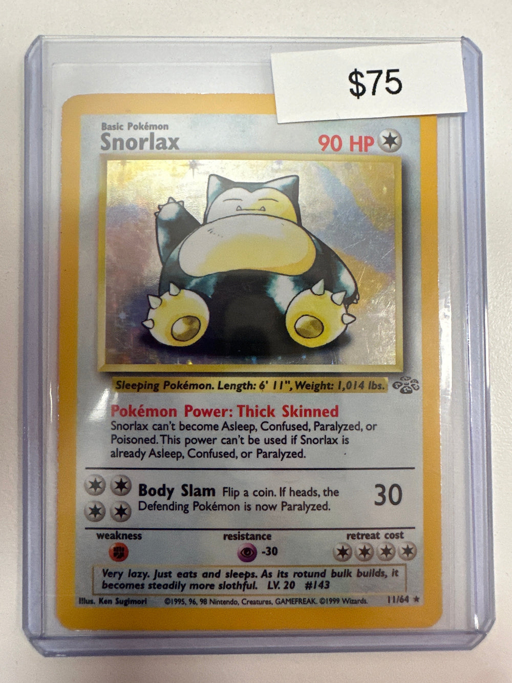Pokemon Snorlax 11/64