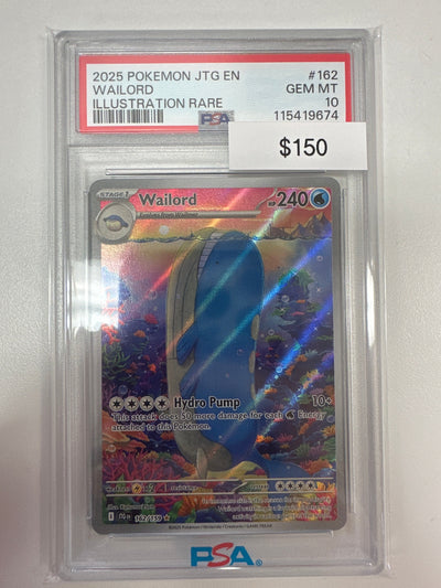 Pokemon Wailord 162/159 PSA 10