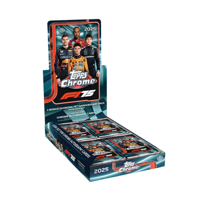2025 Topps Chrome Formula 1 Racing Hobby 12 Box Case
