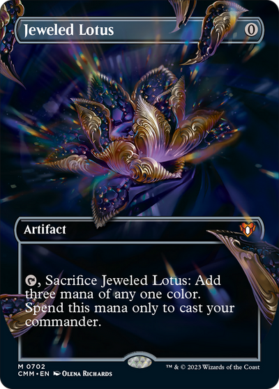 Jeweled Lotus (CMM-702) - Commander Masters (Borderless)