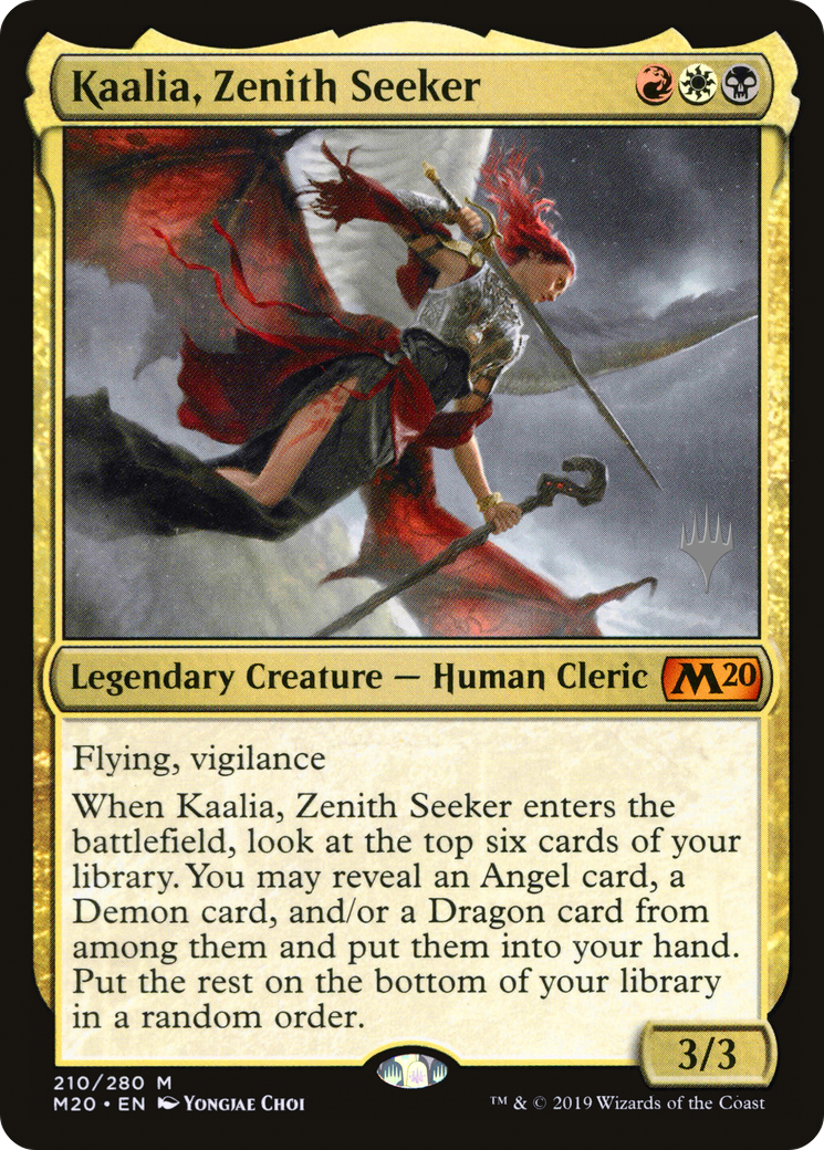 Kaalia, Zenith Seeker (PPM20-210P) - Core Set 2020 Promos Foil