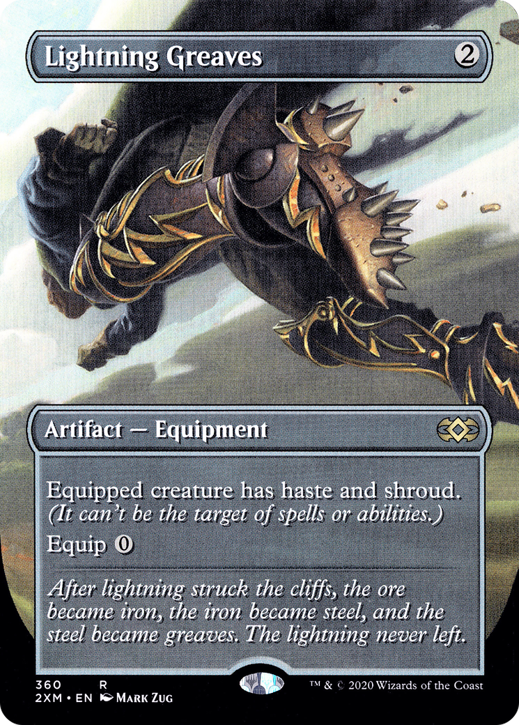 Lightning Greaves (2XM-360) - Double Masters (Borderless)