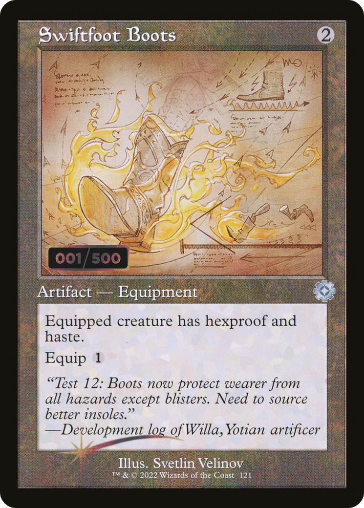Swiftfoot Boots (BRR-121Z) - The Brothers' War Retro Artifacts Foil