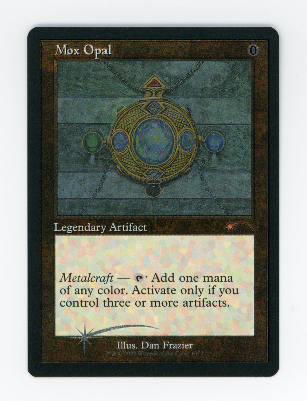 Mox Opal — Retro Frame|Dan Frazier|Etched Foil — ID 17639