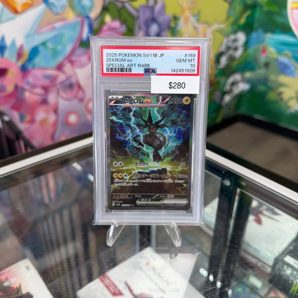 Pokemon Japanese Zekrom EX #169 PSA 10