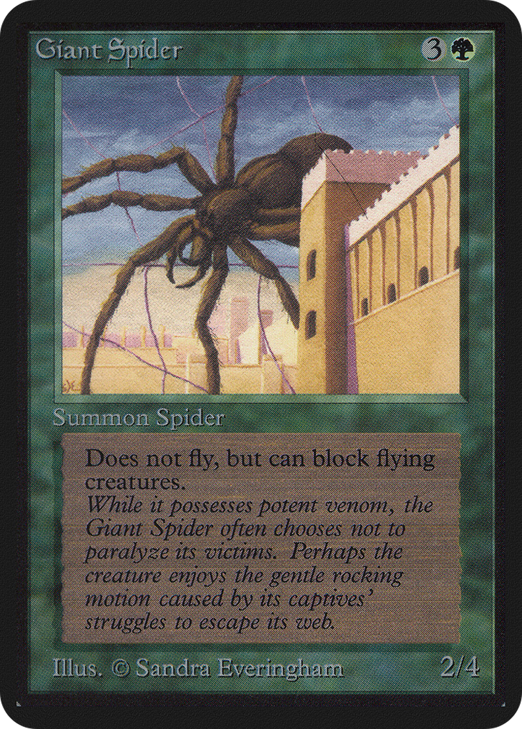 Giant Spider (LEA-198) - Limited Edition Alpha