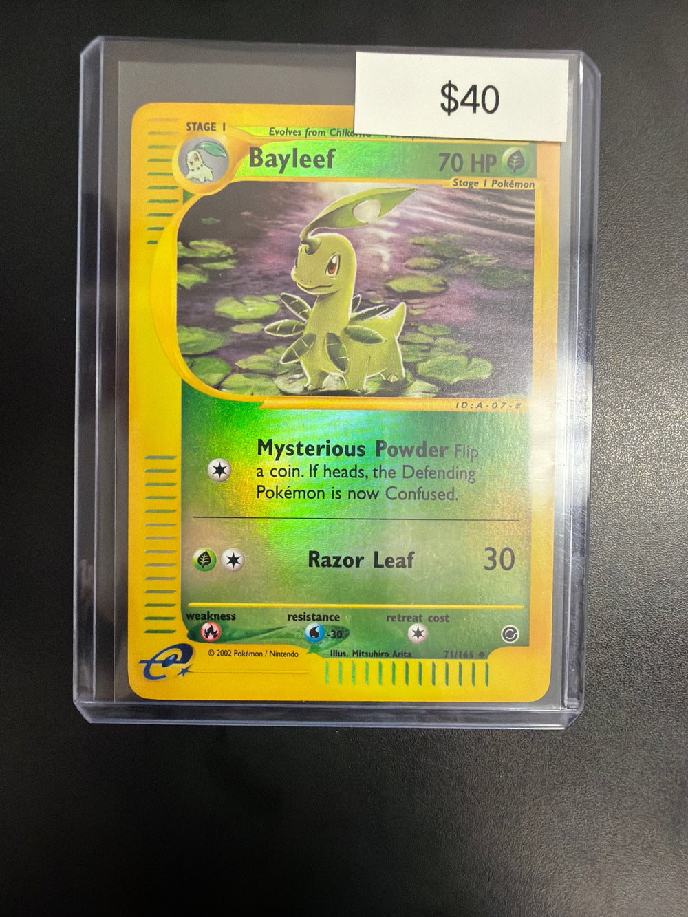 Pokemon Bayleef Rev. Holo 71/165