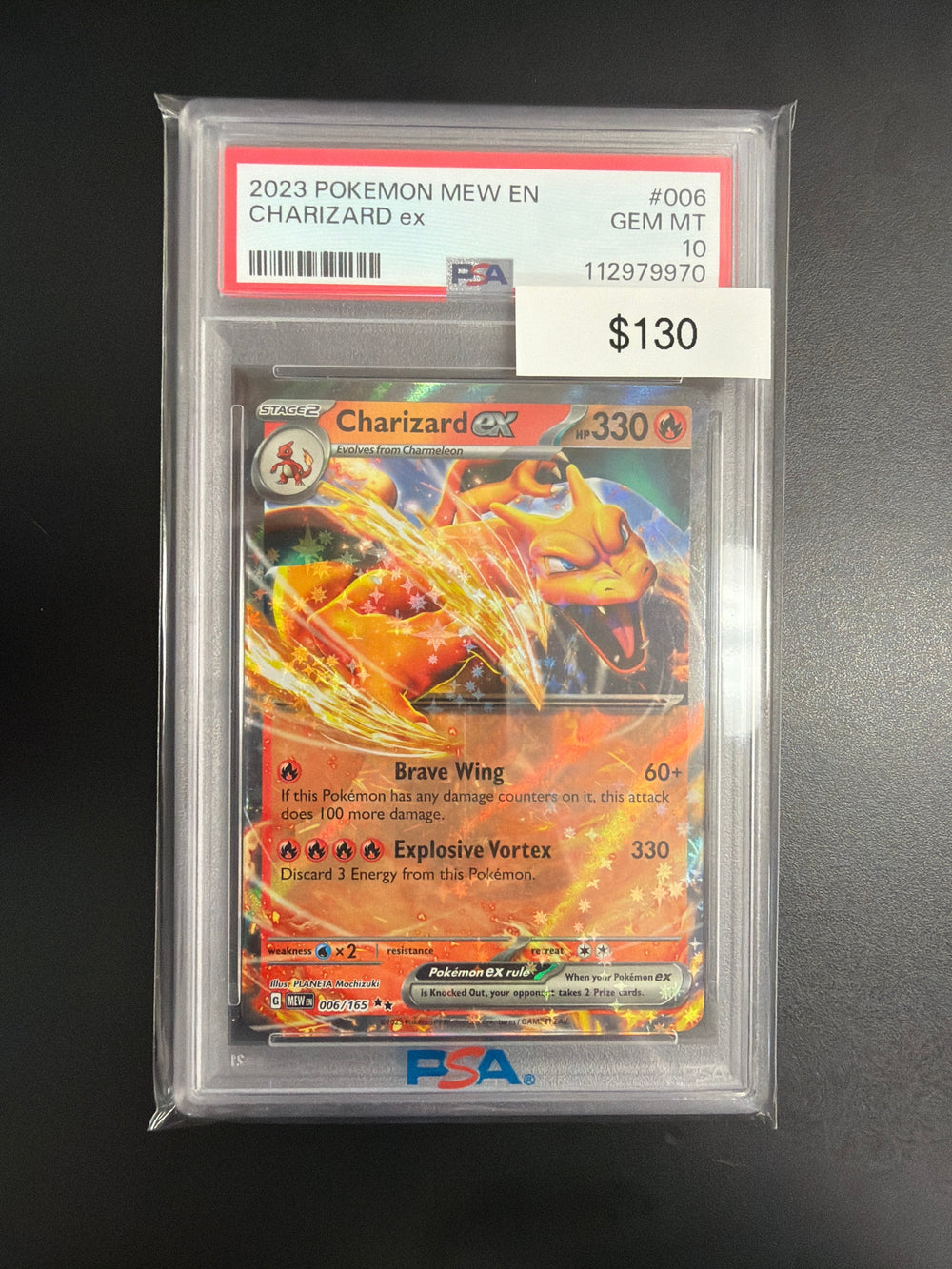Pokemon Charizard EX #006 PSA 10
