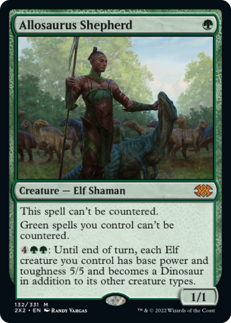 Allosaurus Shepherd (2X2-132) - Double Masters 2022