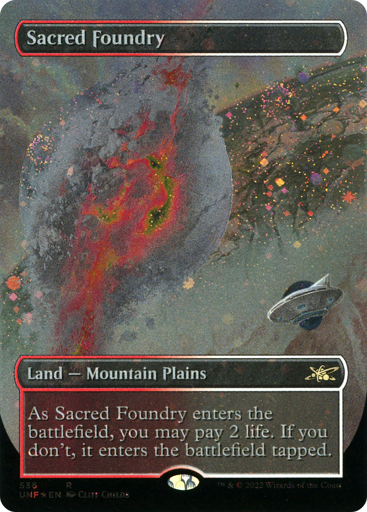 Sacred Foundry (UNF-536) - Unfinity (Borderless) Foil