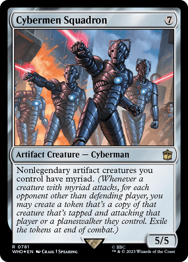 Cybermen Squadron (WHO-781) - Doctor Who Foil