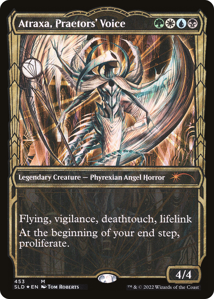 Atraxa, Praetors' Voice (SLD-453) - Secret Lair Drop: (Showcase) Foil