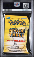 PSA 8 TYPHLOSION JOHTO SER.1-D/C EMBOSSED