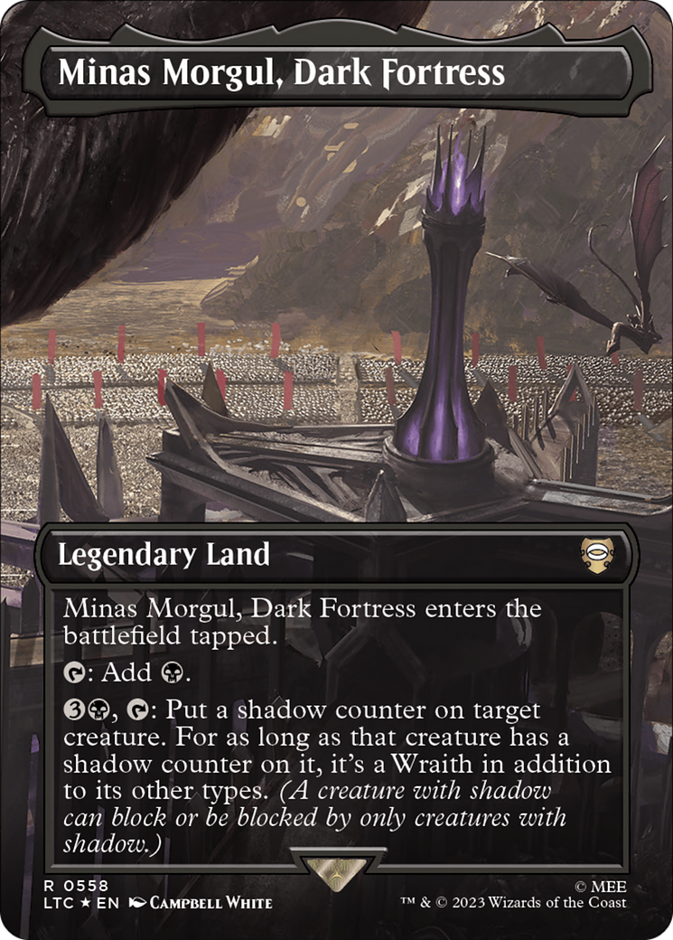 Minas Morgul, Dark Fortress (LTC-558) - Tales of Middle-earth Commander (Borderless) Foil