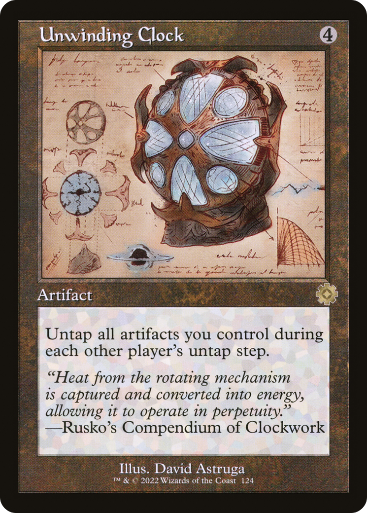Unwinding Clock (BRR-124) - The Brothers' War Retro Artifacts