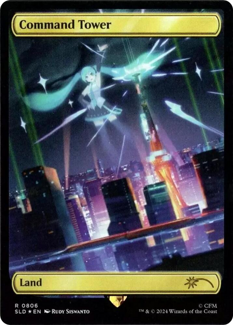 Command Tower (SLD-806) - Secret Lair Drop (Borderless) Foil