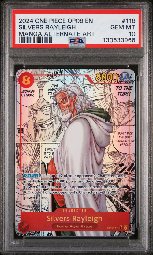 PSA 10 SILVERS RAYLEIGH MANGA ALTERNATE ART