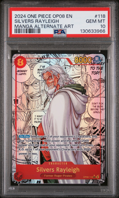 PSA 10 SILVERS RAYLEIGH MANGA ALTERNATE ART