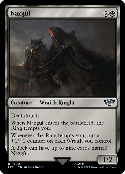 NazgÃ»l (LTR-100) - The Lord of the Rings: Tales of Middle-earth Foil