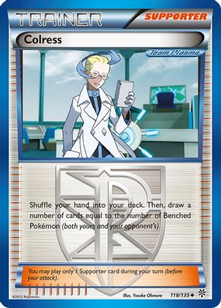 Colress (Team Plasma) (118/135) - Plasma Storm Reverse Holofoil